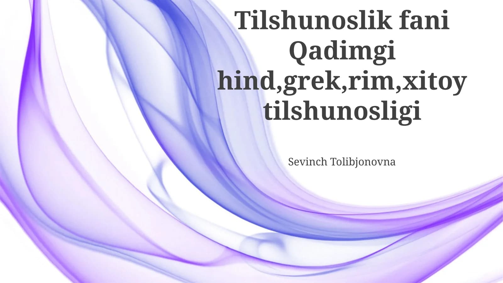Qadimgi Hindiston Tilshunosligi