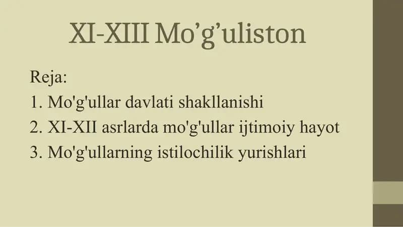 Mo'g'uliston