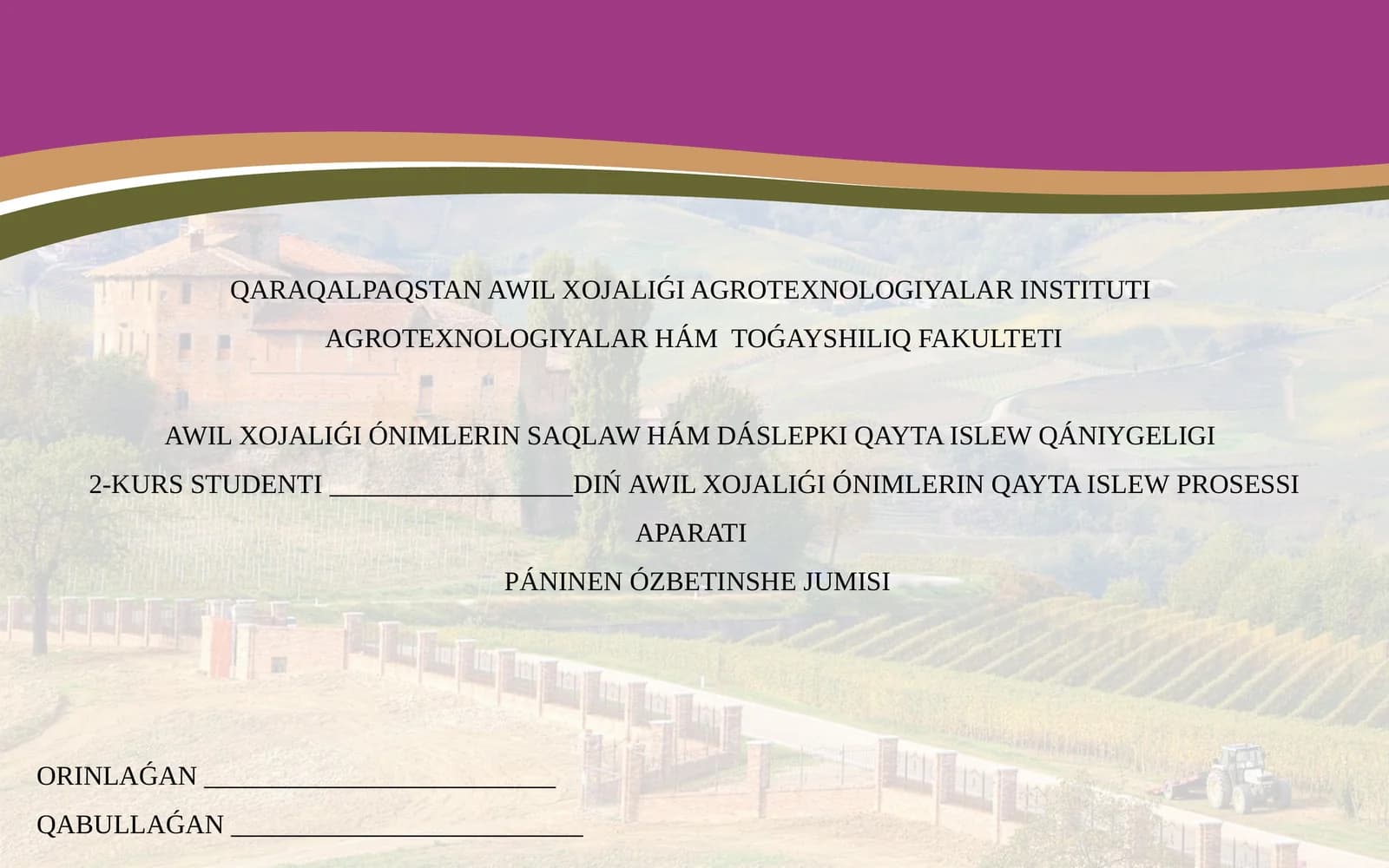 Miyweler hám juzimlerdiń keptiriw uskeneleri dúzilisi, is organları