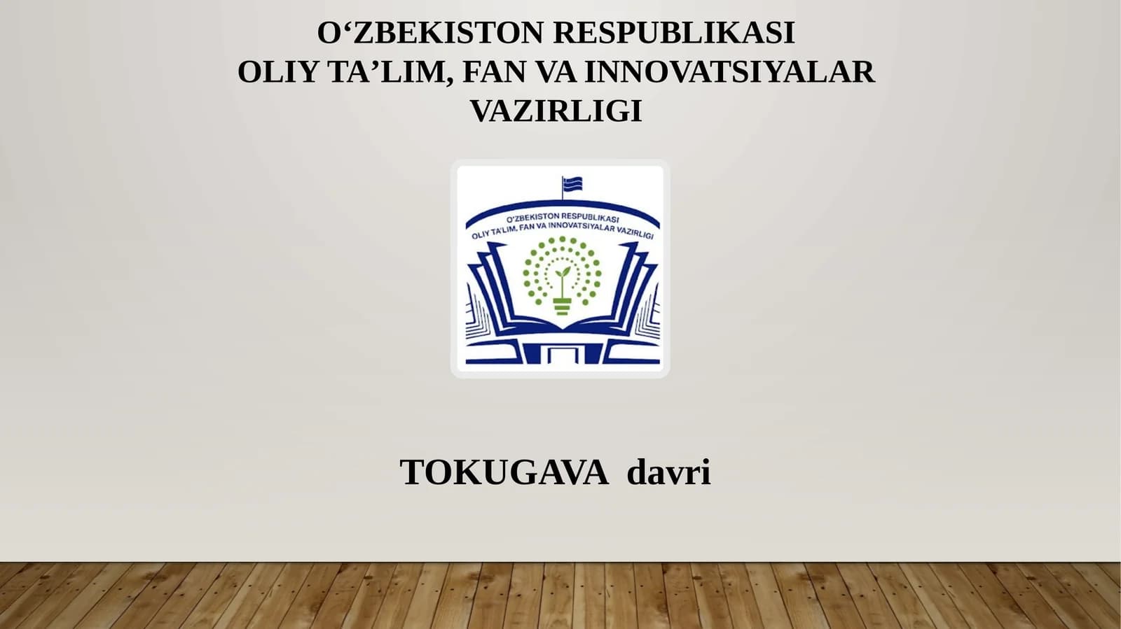 Tokugava Davri