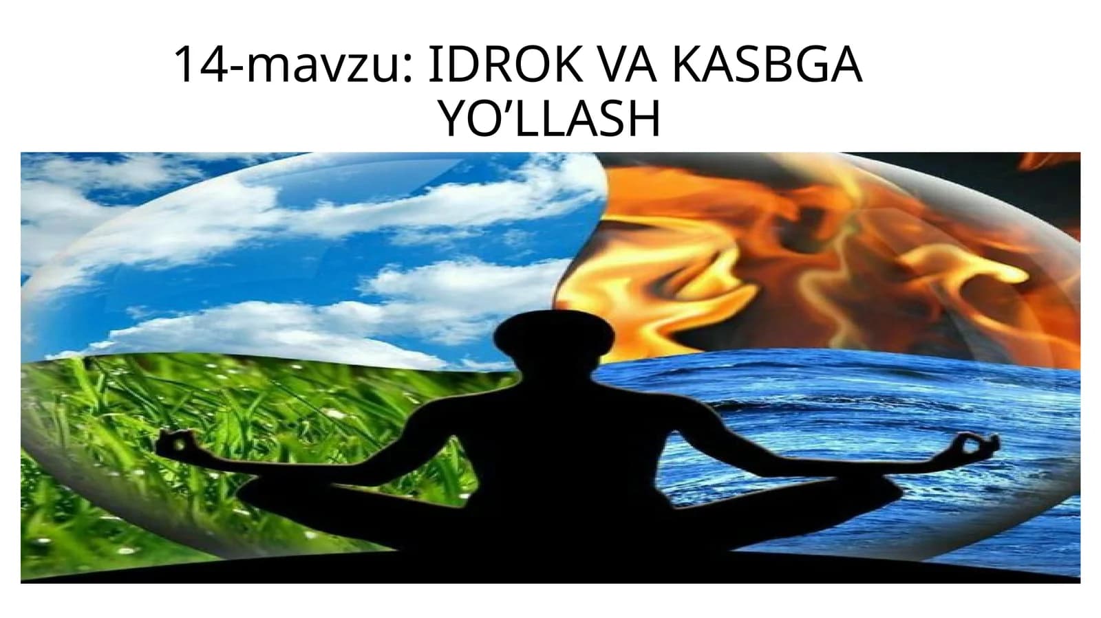 IDROK VA KASBGA YO’LLASH