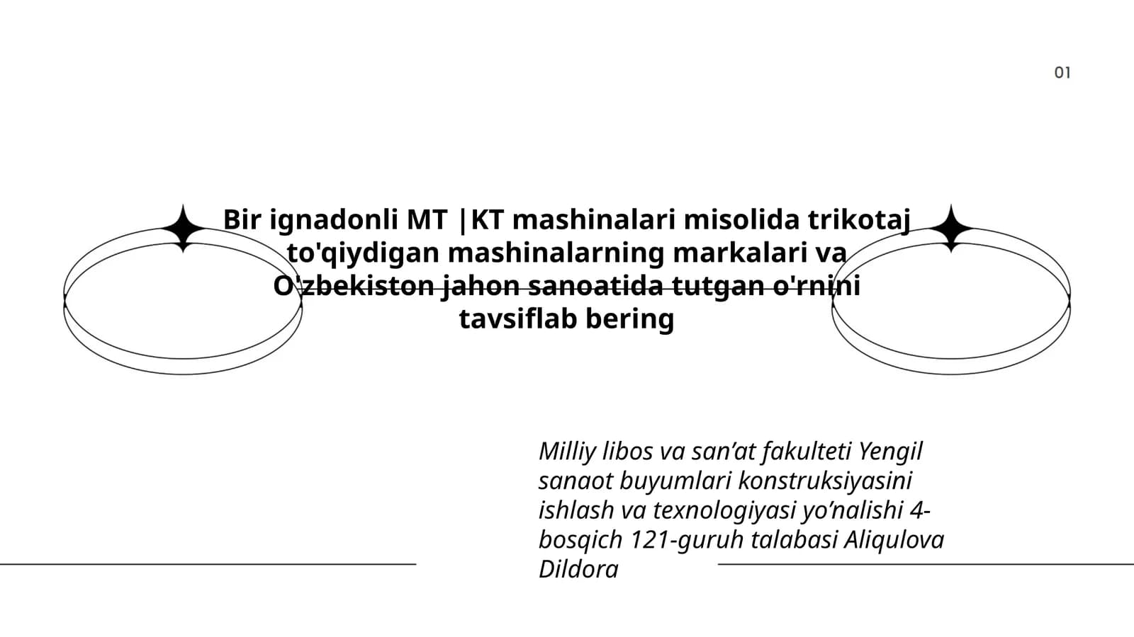 Trikotaj to'qiydigan mashinalar
