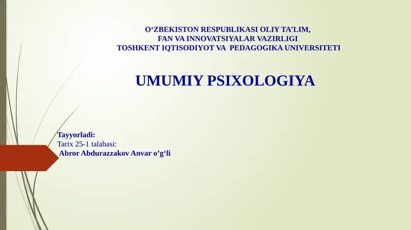 O‘quv faoliyati motivlari