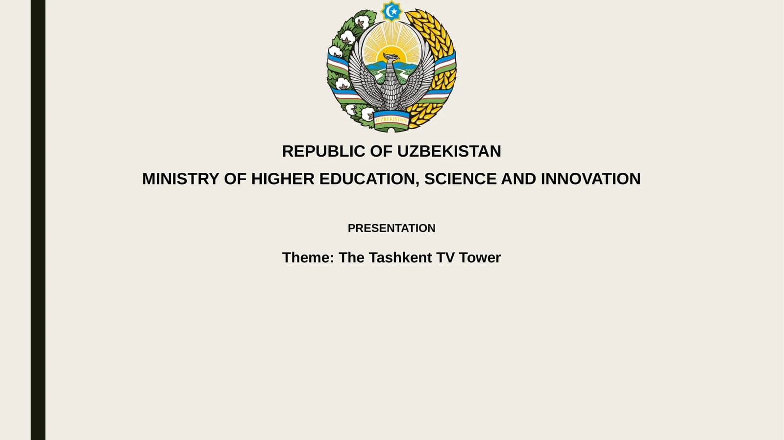 The Tashkent TV Tower