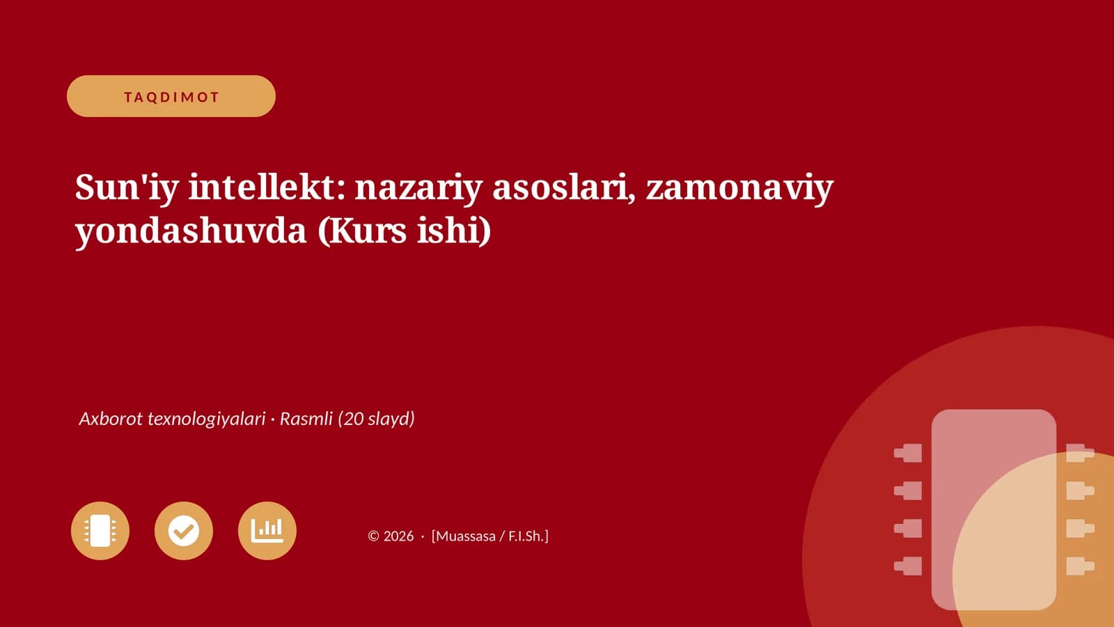 Sun'iy intellekt: nazariy asoslari, zamonaviy yondashuvda
