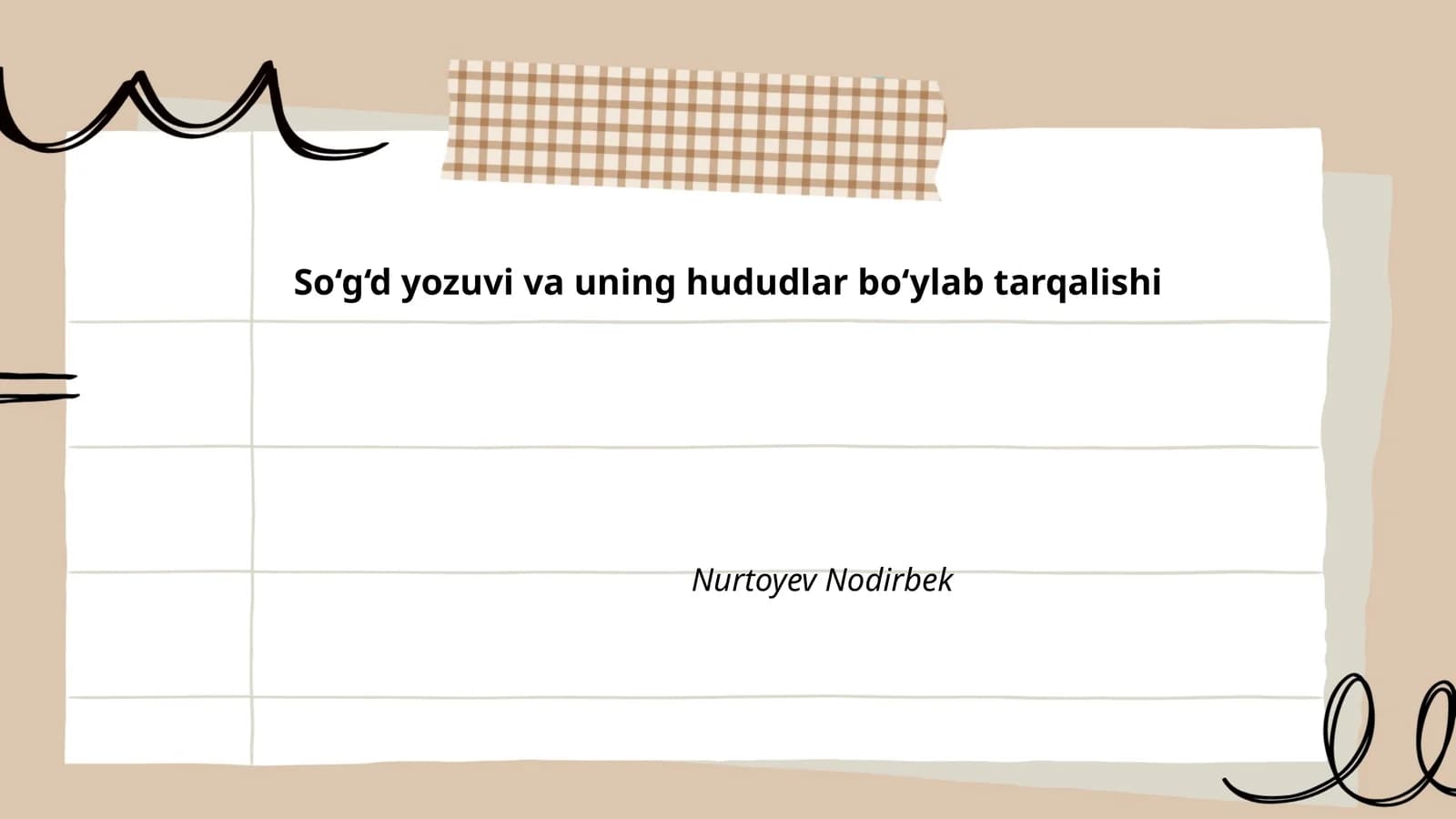 So‘g‘d yozuvi va uning hududlar bo‘ylab tarqalishi