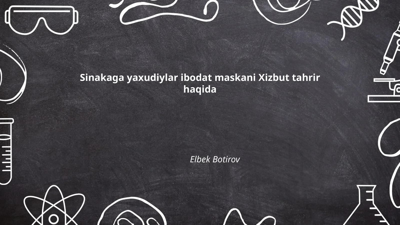 Sinakaga yaxudiylar ibodat maskani tarixi