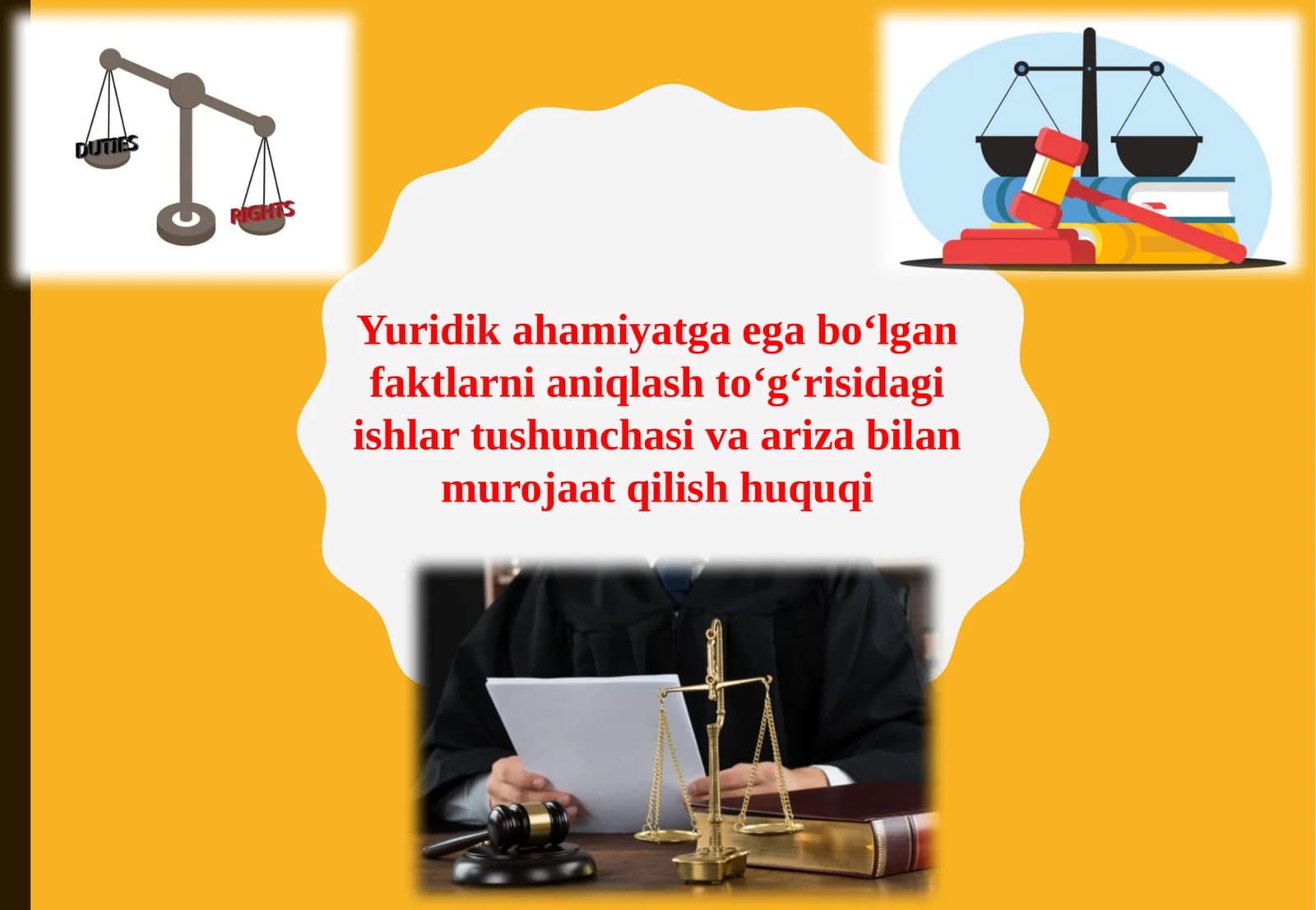Yuridik ahamiyatga ega bo‘lgan faktlarni aniqlash to‘g‘risidagi ishlar tushunchasi
