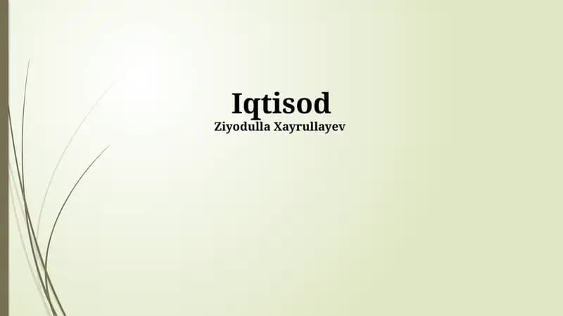 Iqtisodiy tsikl va uning bosqichlari