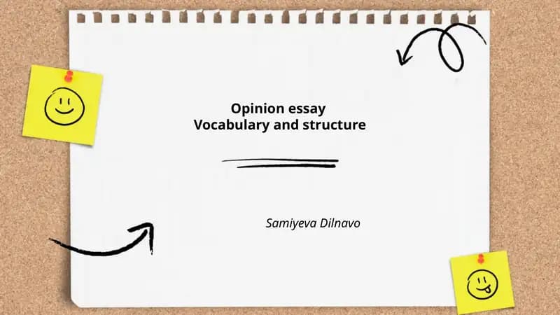 Opinion essay