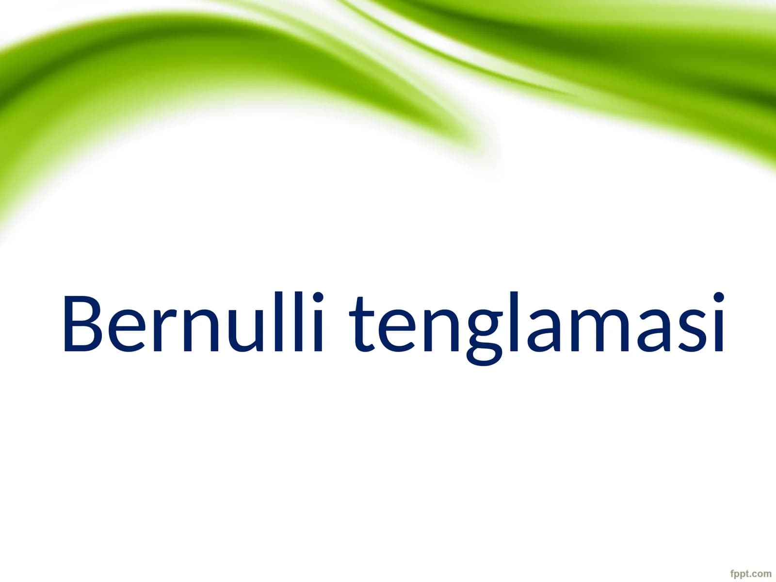 Bernulli tenglamasi