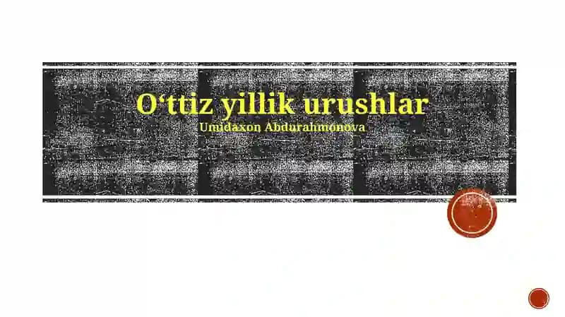 Oʻttiz yillik urushlar
