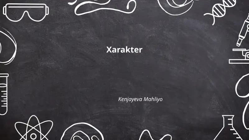 Xarakter