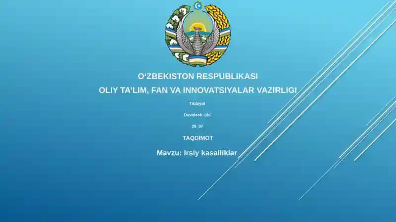 Irsiy kasalliklar