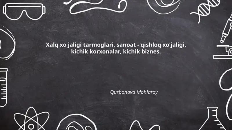 Qishloq xo'jaligida mexanizatsiya va texnologiyalarni joriy etish