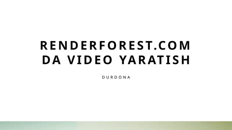 Renderforest