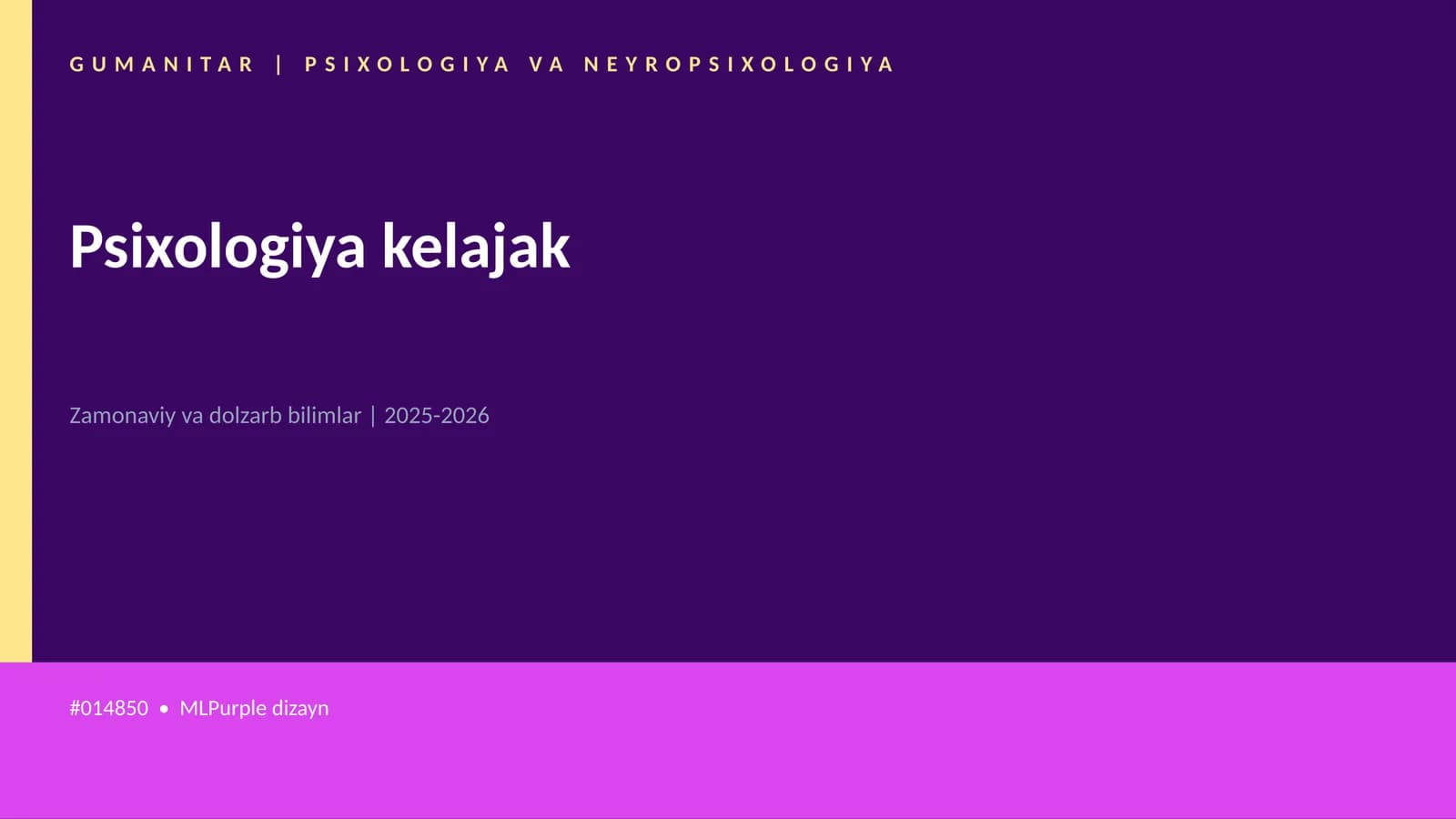 Psixologiya kelajak