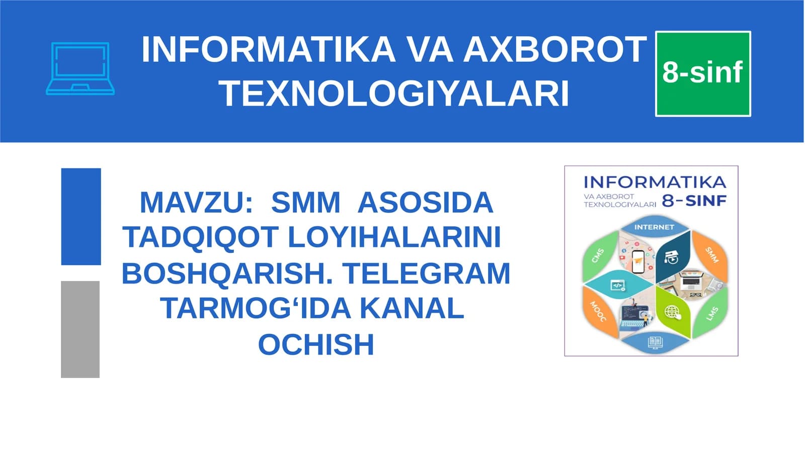SMM asosidagi tadqiqotlarni boshqarish