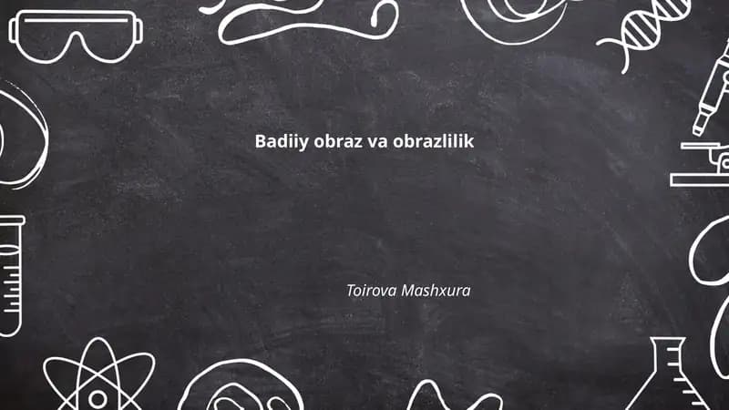 Badiiy obraz va obrazlilik