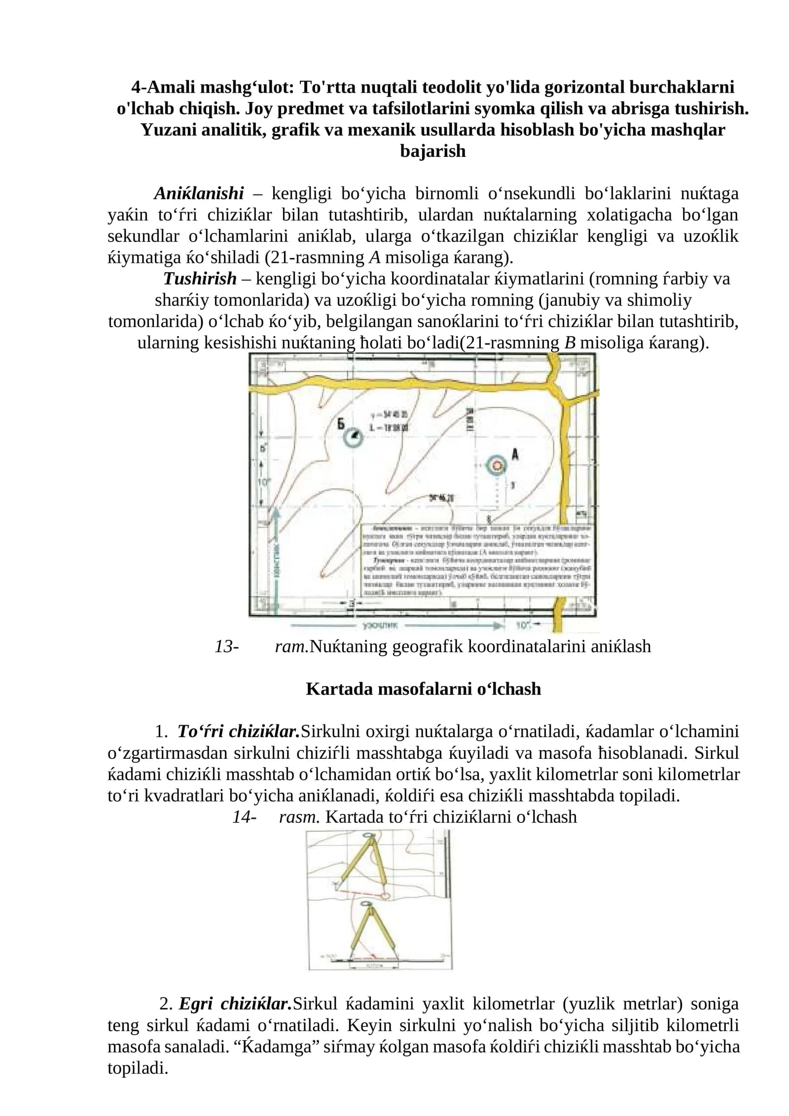Amaliy mashg‘ulot (Amaliy ishlar/Tarix)