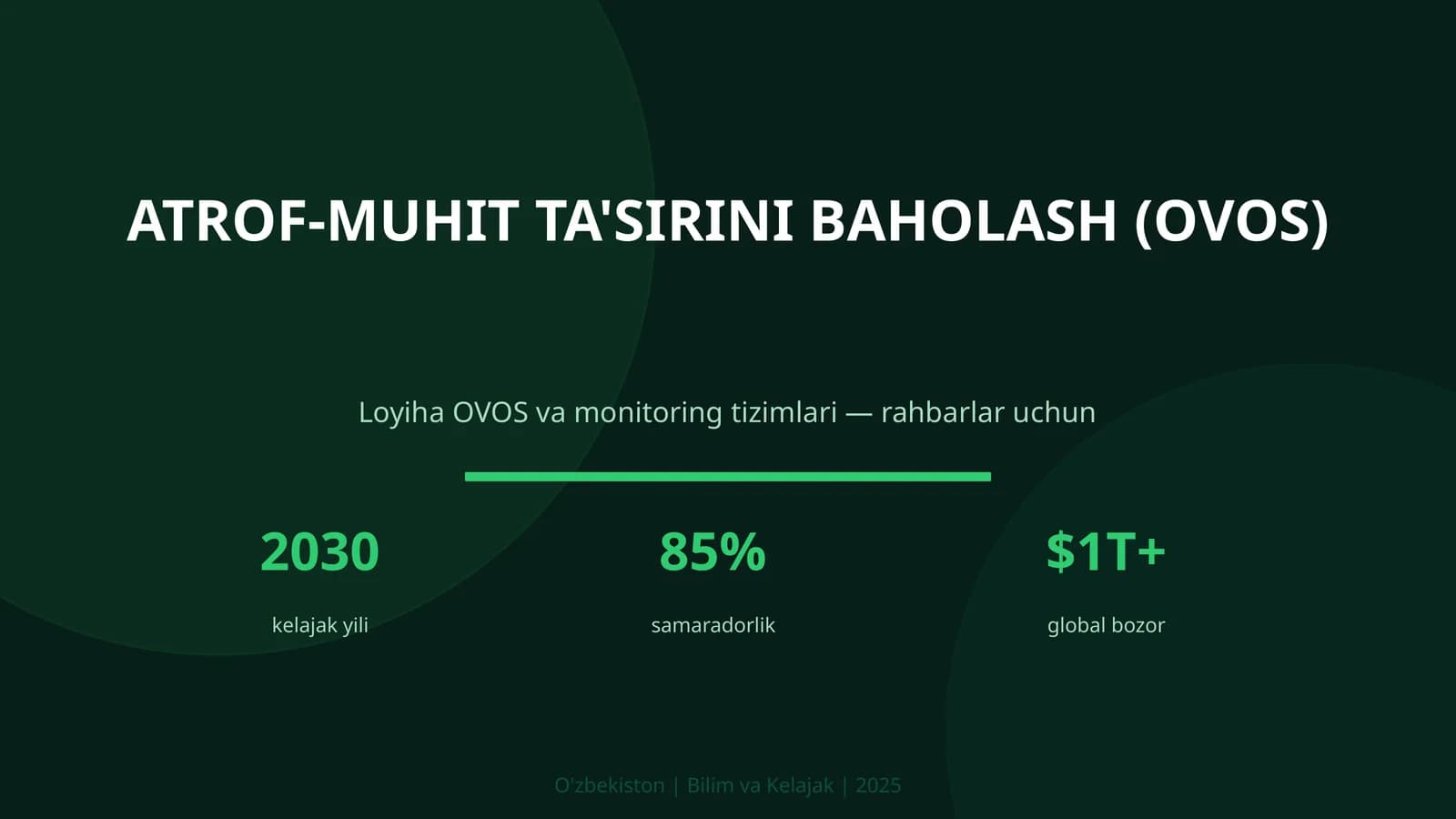 Atrof-muhit ta'sirini baholash (OVOS)