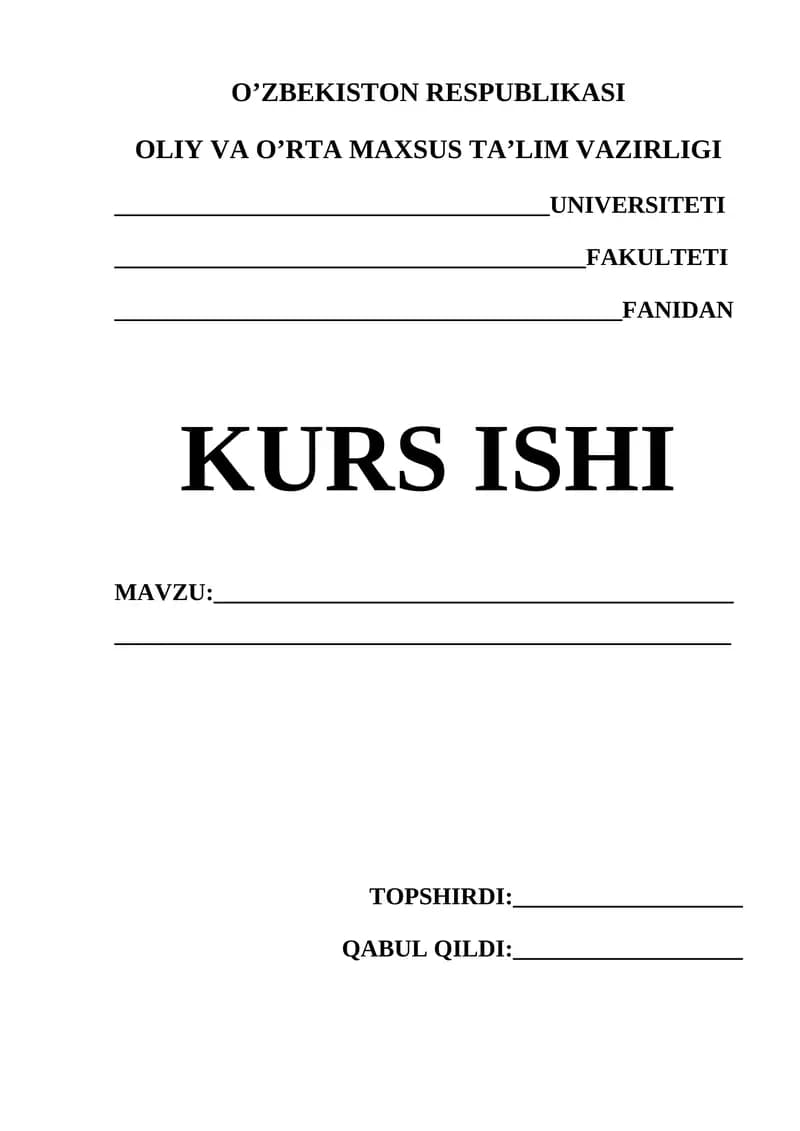 KURS ISHI YUZI