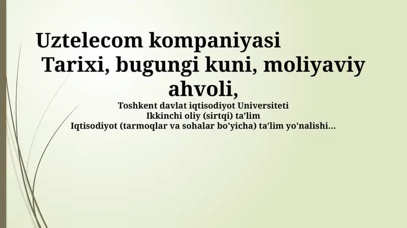 O'zbektelekom