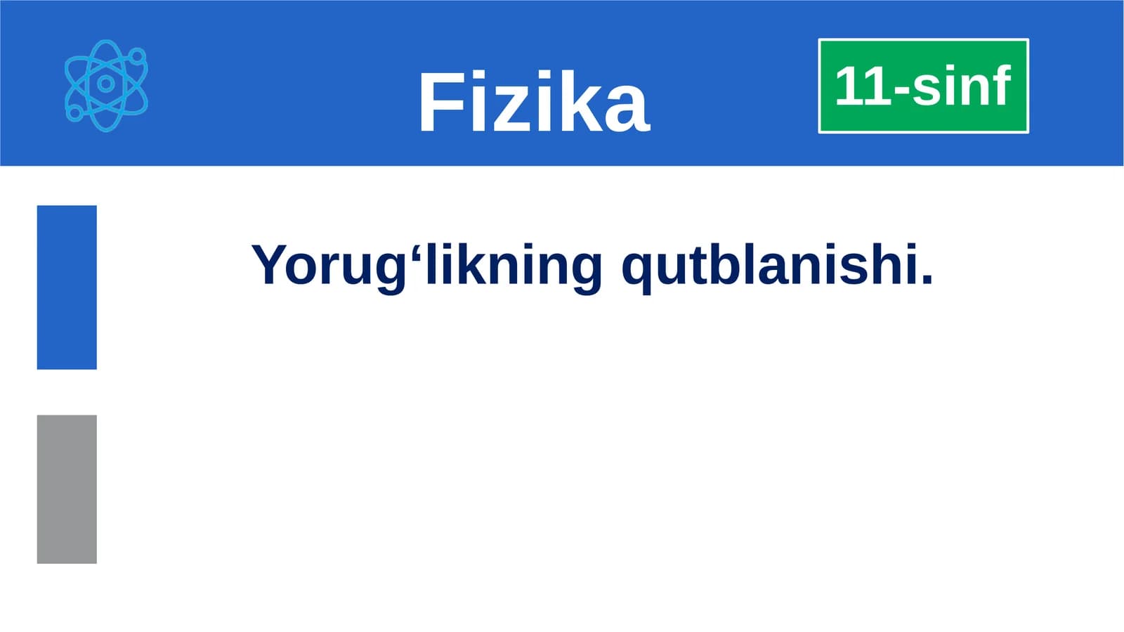 Yorug‘likningqutblanishi