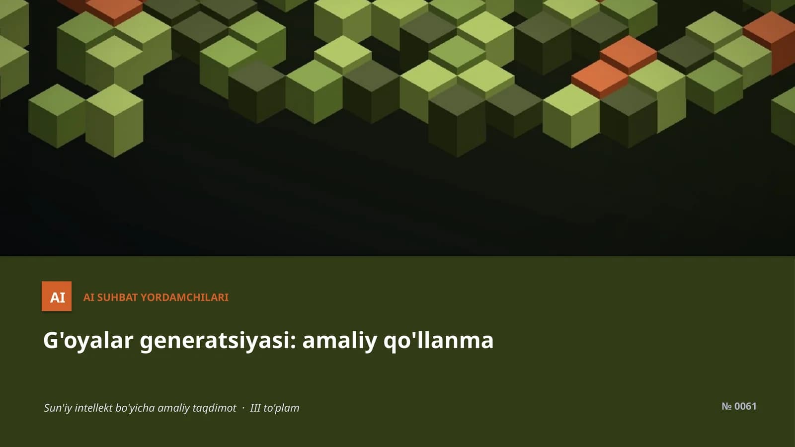 AI SUHBAT YORDAMCHILARI