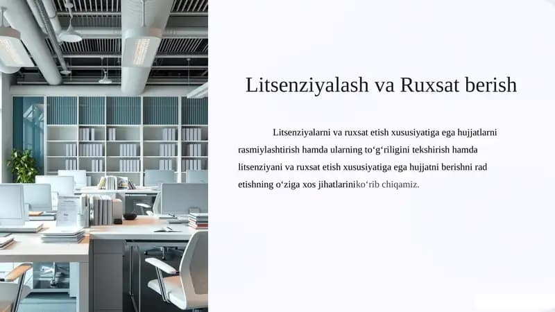 LitsenziyalashvaRuxsatberish