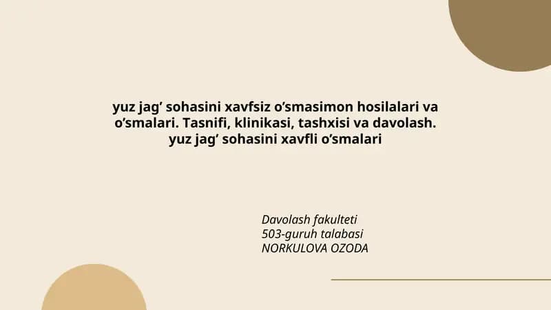 Davolash fakulteti