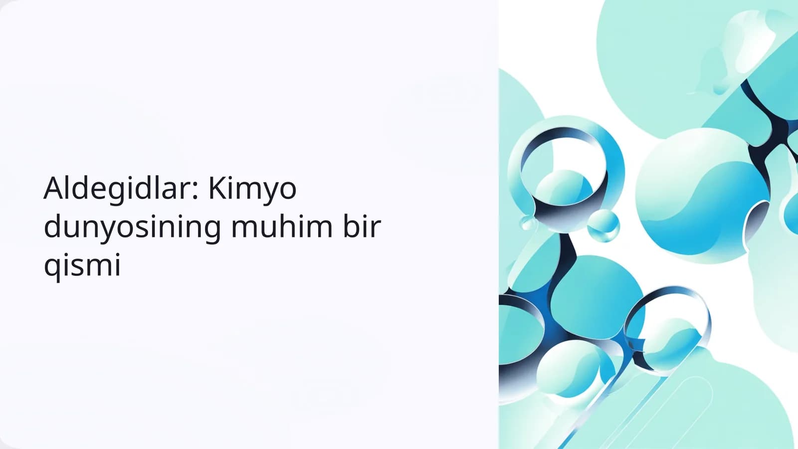Aldegidlar: Kimyo dunyosining muhim bir qismi