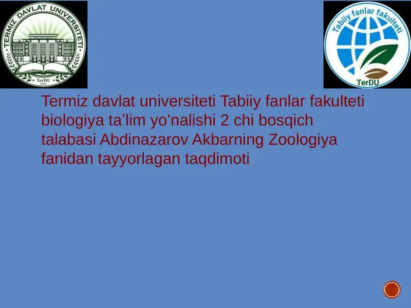 Oʻzbekistonda zoologik tadqiqotlarning rivojlanishi