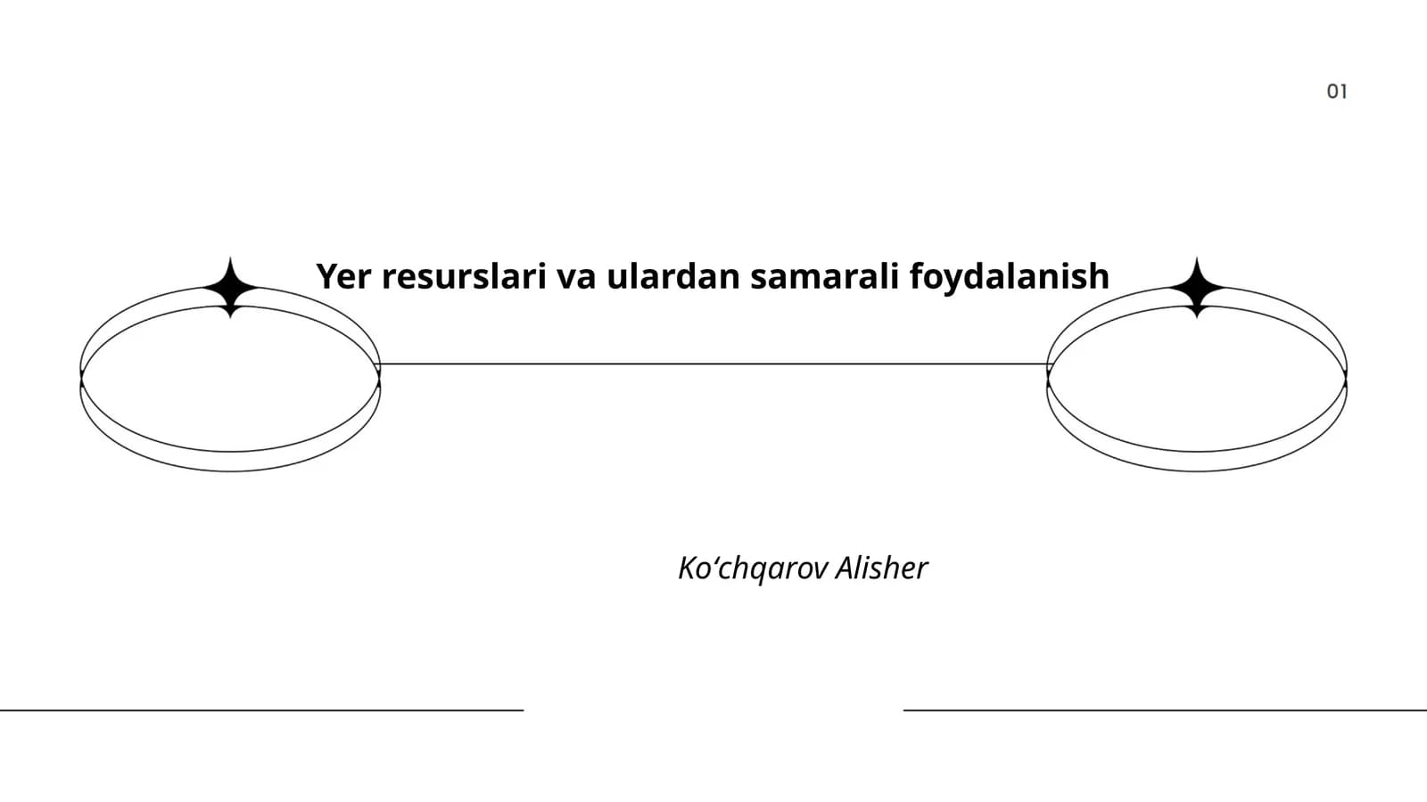 Yer resurslari va ulardan samarali foydalanish