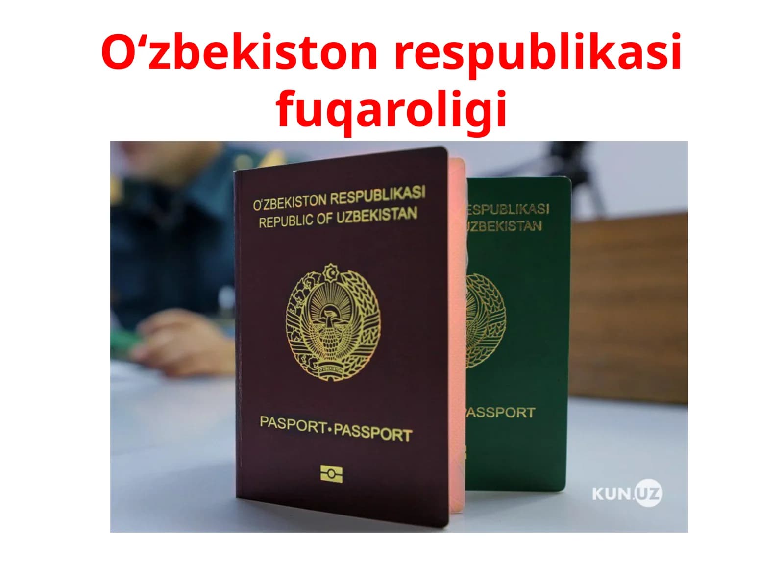 10-sinf Huquq fanidan O'zbekiston Respublikasi fuqaroligi dars taqdimoti