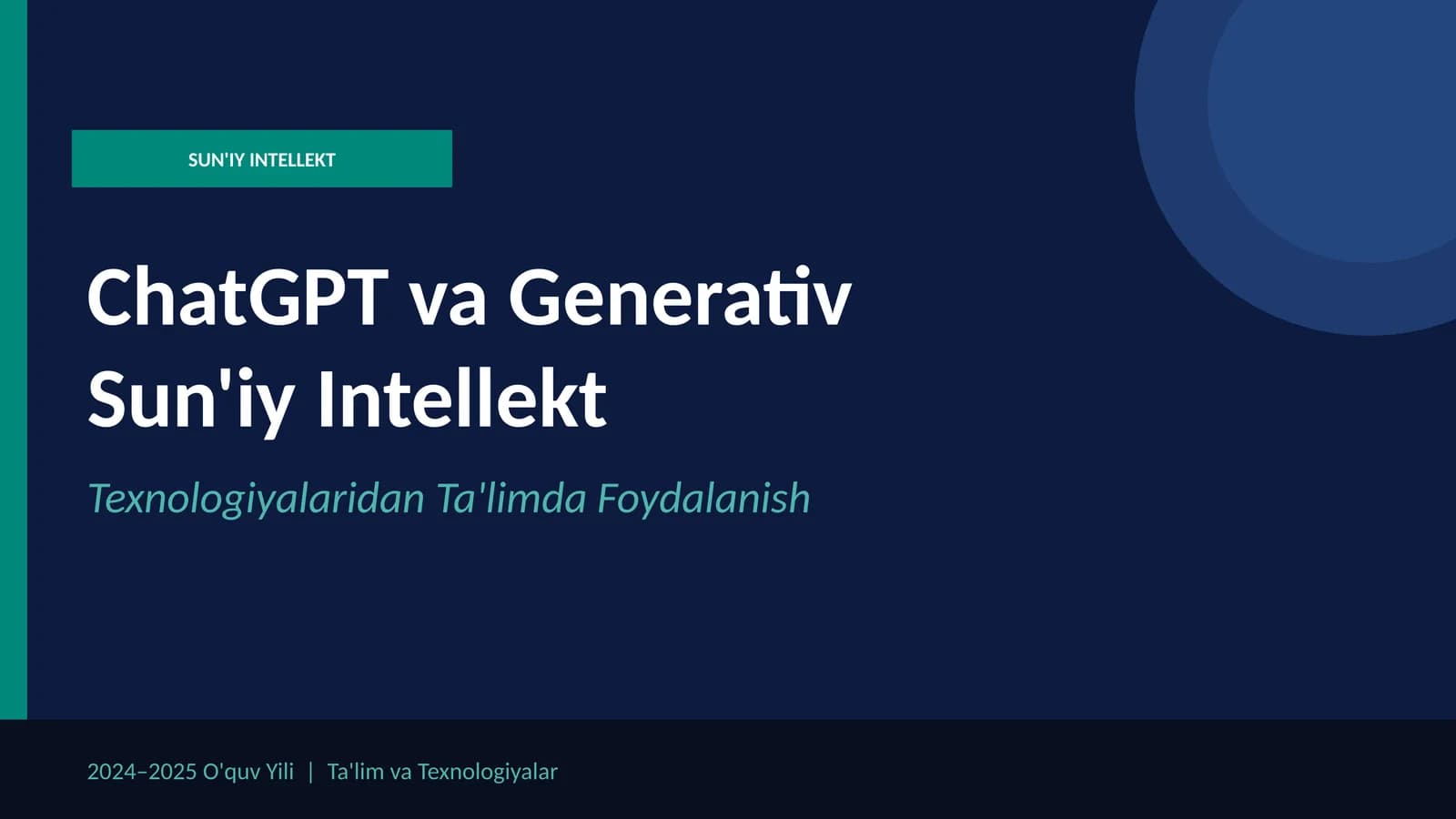 SUN'IY INTELLEKT