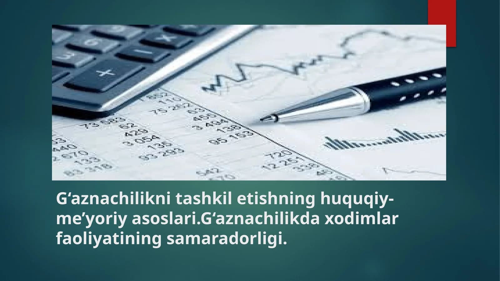 Davlat moliyasi boshqarishni islohoti