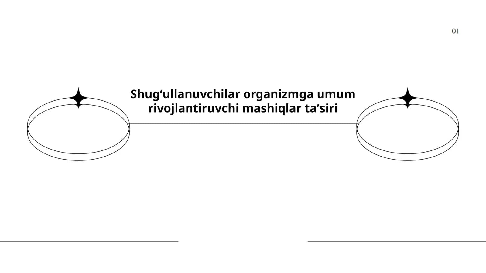 Shugʻullanuvchilar organizmga umum rivojlantiruvchi mashiqlar taʼsiri