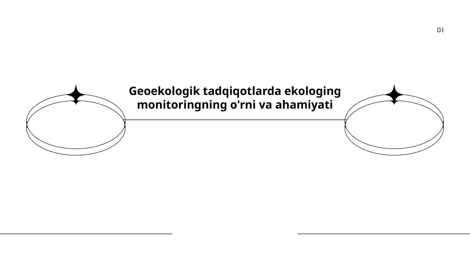 Geoekologik tadqiqotlarda ekologing monitoringning o'rni va ahamiyati