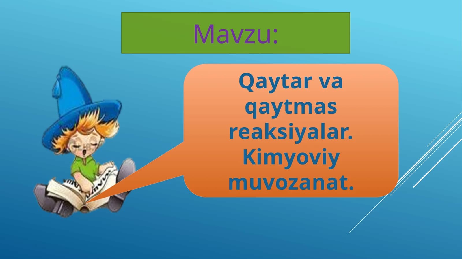 Qaytar va qaytmas reaksiyalar, Kimyoviy muvozanat