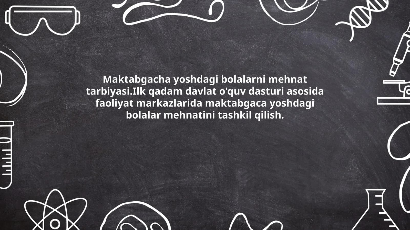 Maktabgacha yoshdagi bolalarni mehnat tarbiyasi
