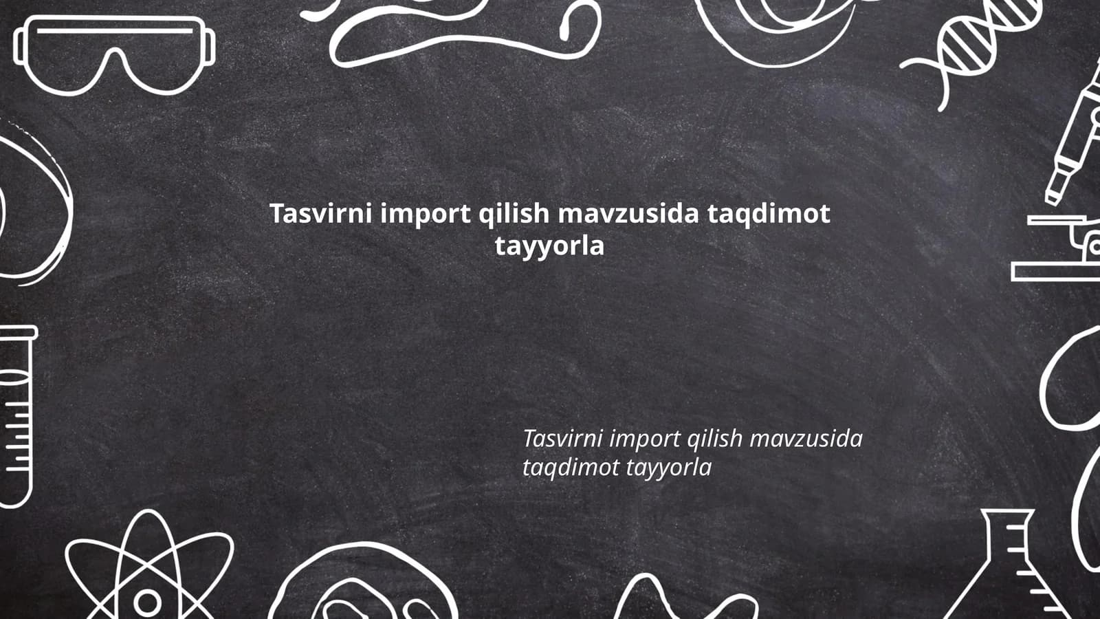 Tasvirlarni import qilishning maqsadi va afzalliklari