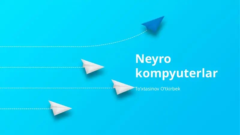 Neyro kompyuterlar
