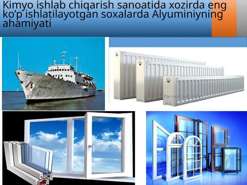 Alyuminiyning ahamiyati