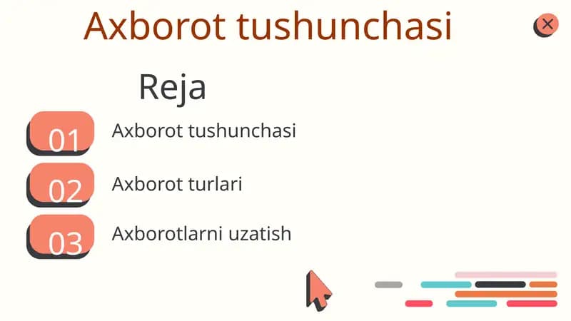 Axborot tushunchasi