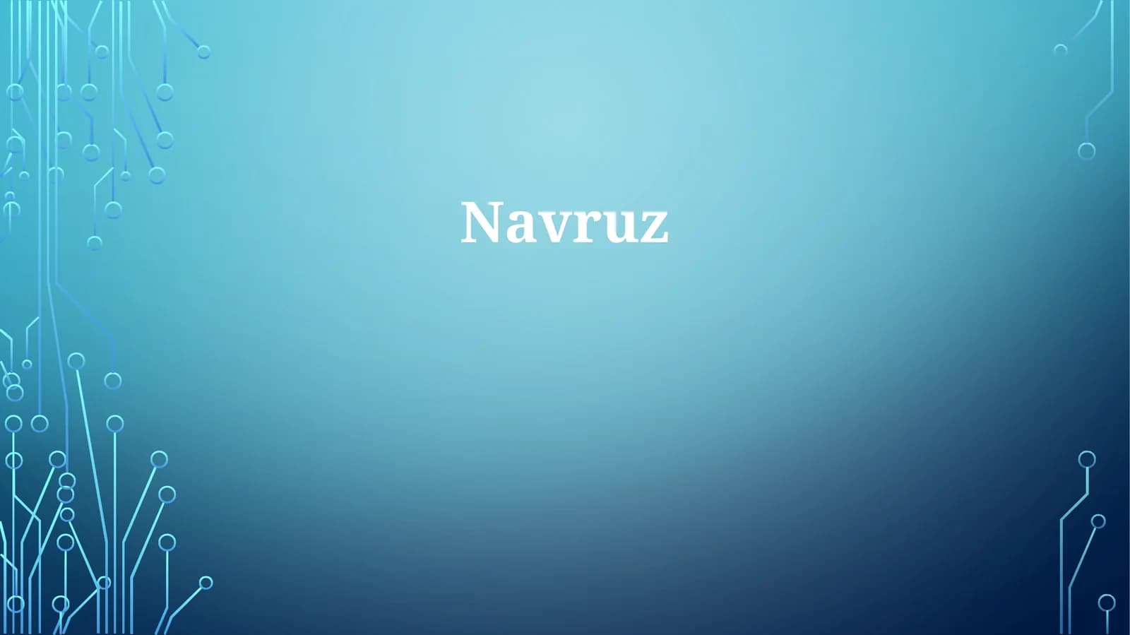 Navro'z urf-odatlari va an'analari