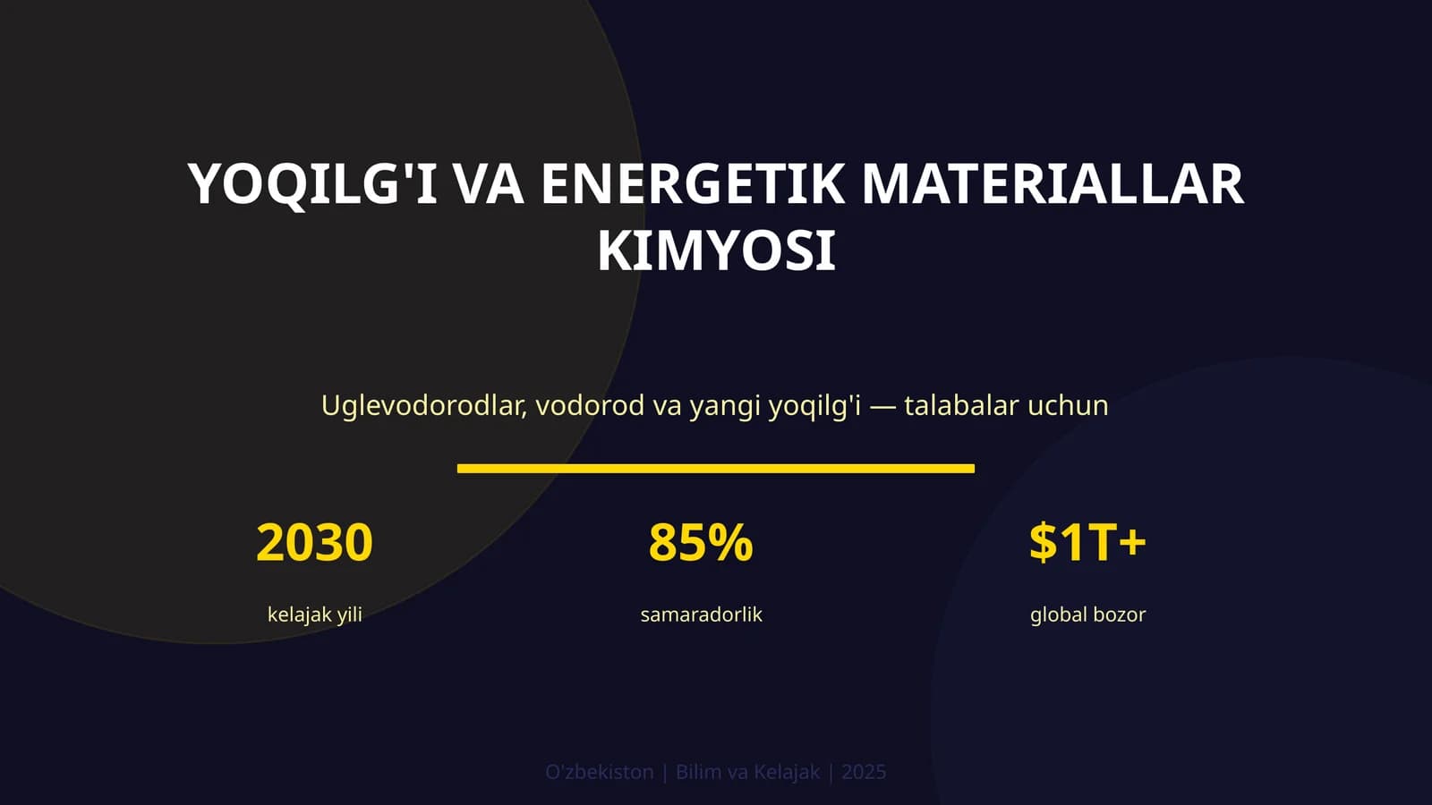 Yoqilg'i va energetik materiallar kimyosi