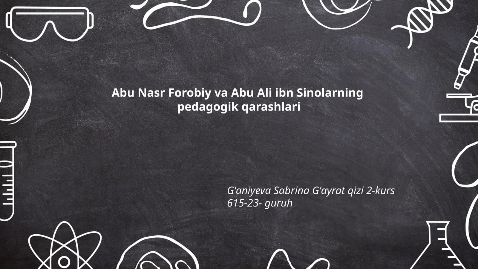 Abu Nasr Forobiy va Abu Ali ibn Sinolarning pedagogik qarashlari