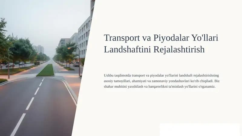 Landshaft Rejalashtirishning Asosiy Tamoyillari