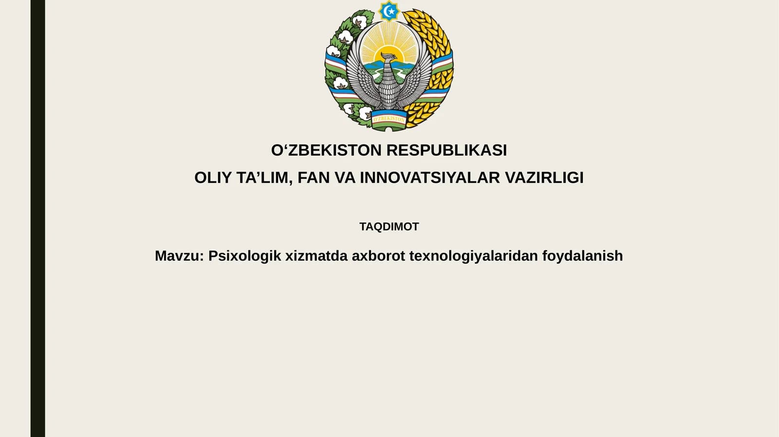 Psixologik xizmatda axborot texnologiyalaridan foydalanish